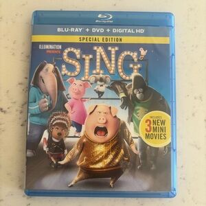 Sing Special Edition Blu-ray + DVD + Digital HD - 3 Mini Movies! 🎬